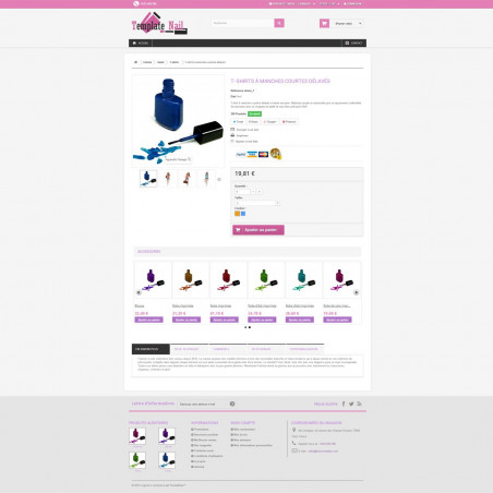 Thème Prestashop Nails Thème Prestashop Nails