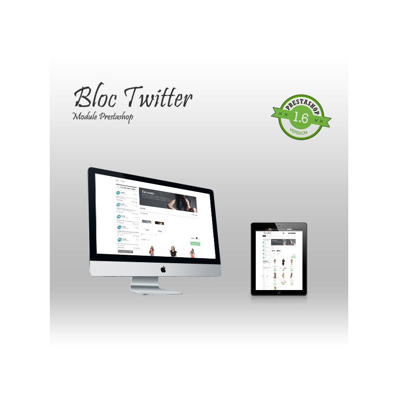 Module Prestashop Bloc Twitter