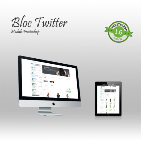 Module Prestashop Bloc Twitter