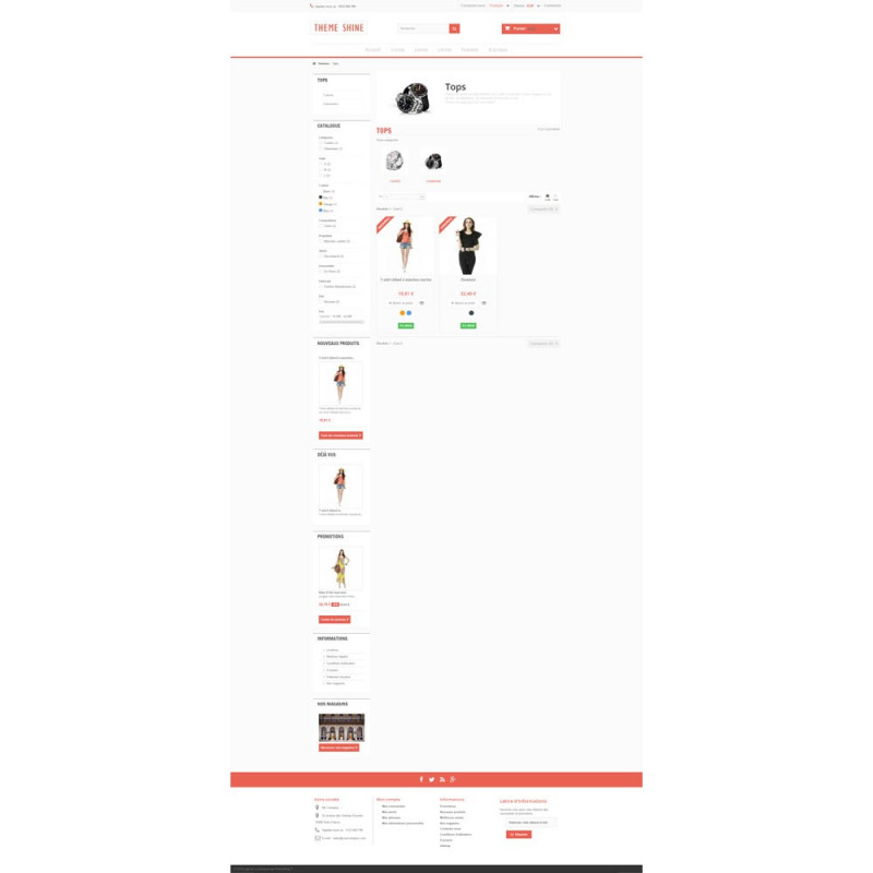 Pure Prestashop template