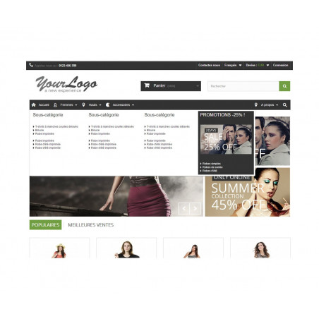 Rich Menu Prestashop Module