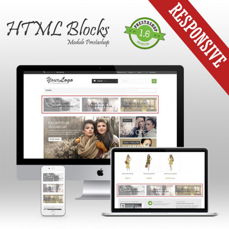 HTML Blocks Prestashop Module