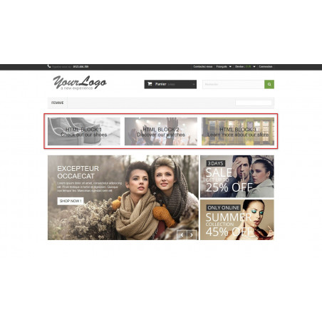 Module Prestashop HTML Blocks Module Prestashop HTML Blocks