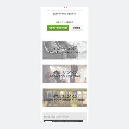 Module Prestashop HTML Blocks