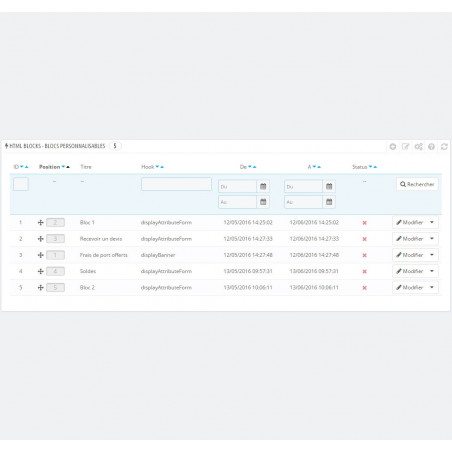 Module Prestashop HTML Blocks Module Prestashop HTML Blocks