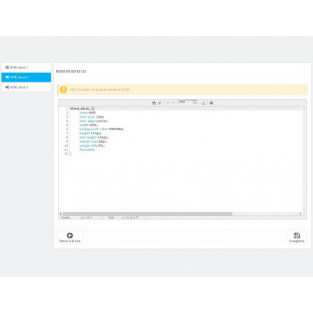 Module Prestashop HTML Blocks