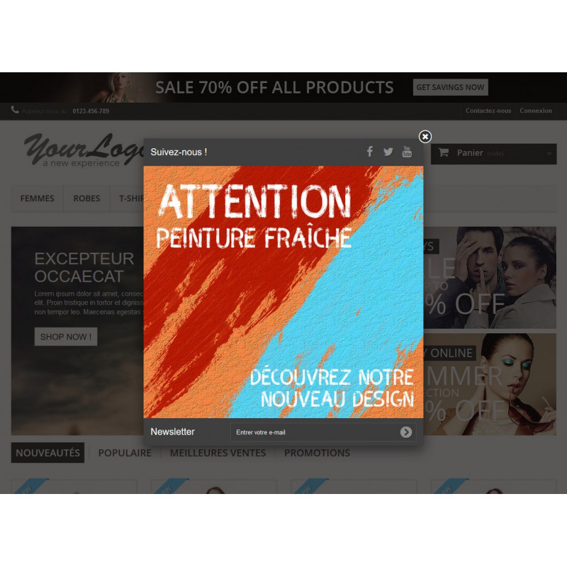 Module Prestashop Marketing Popup