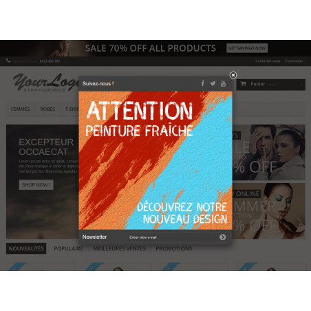 Marketing Popup Prestashop module