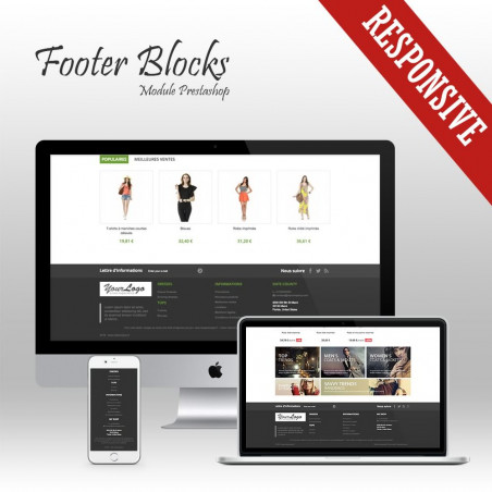 Footer Blocks Prestashop Module