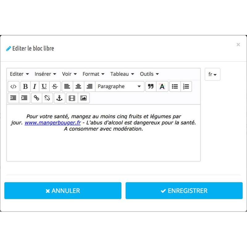 Module Prestashop Footer Blocks