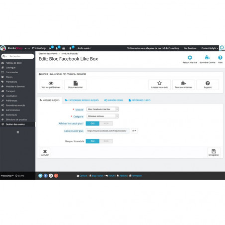 Cookie Banner Prestashop Module