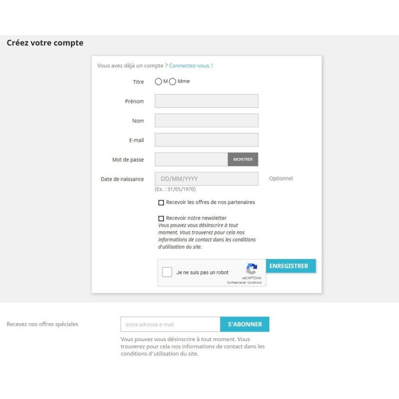 Module Prestashop Anti Spam - Bloqueur de Spam et Google reCaptcha