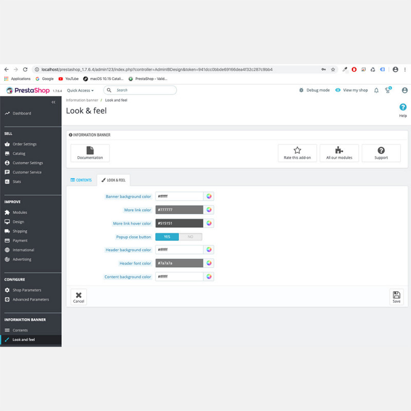 COVID-19 Prestashop module