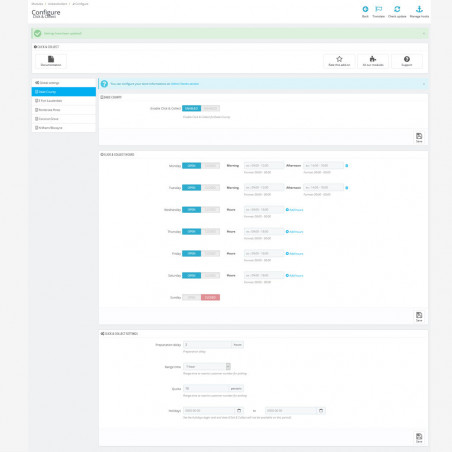 Click and Collect Module