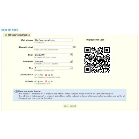 Modules Prestashop QR code Modules Prestashop QR code
