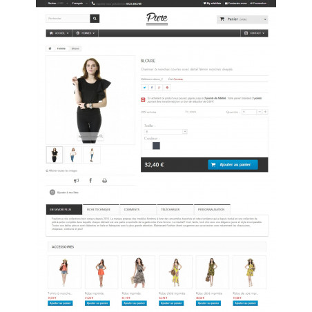 Thème Prestashop Pure