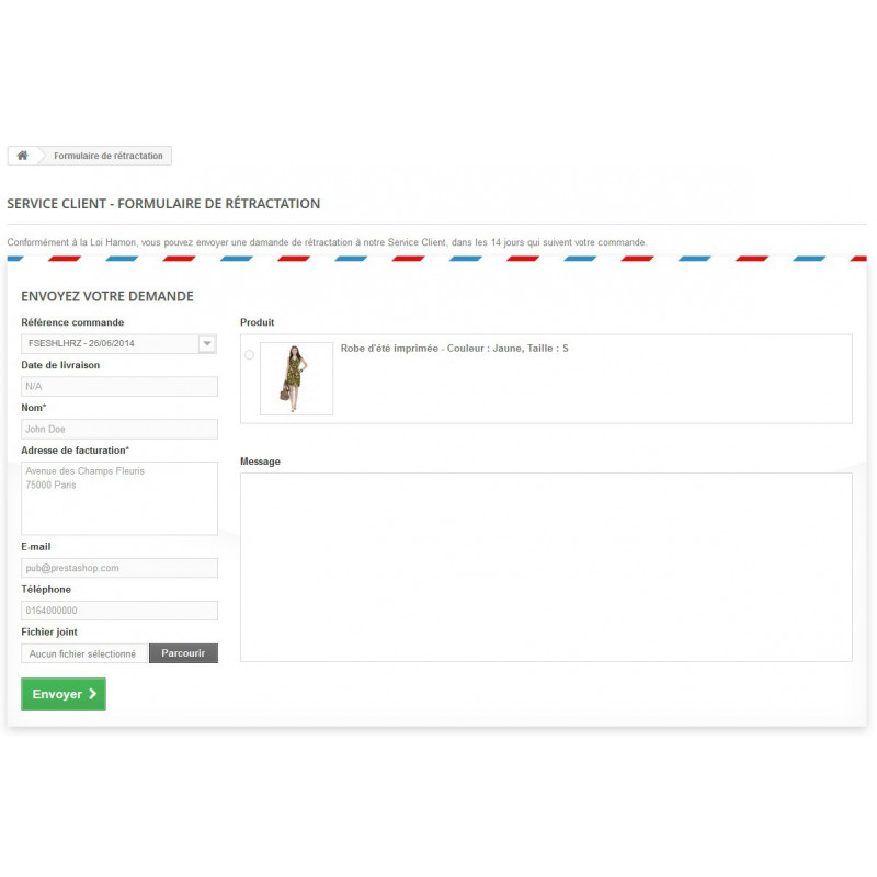 Module Prestashop Loi Hamon