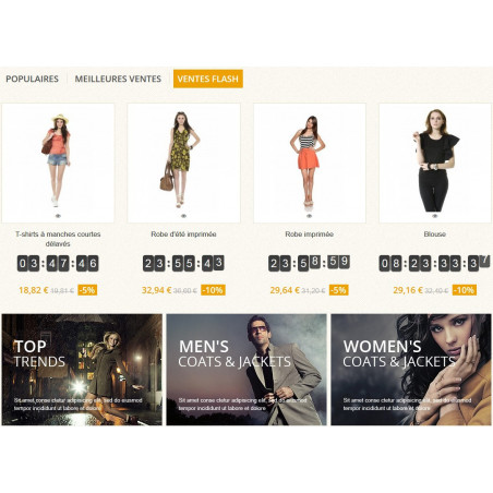 Module Prestashop Ventes Flash