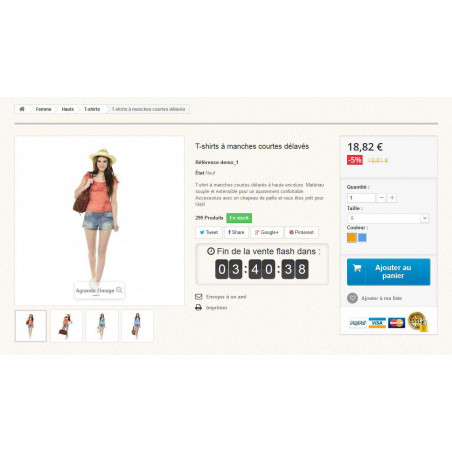 Module Prestashop Ventes Flash